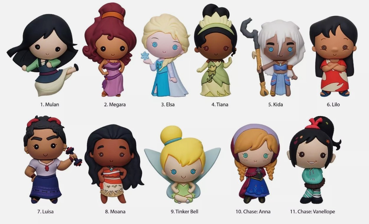 Keychain Blind Bag - Disney Princess (Series 58)