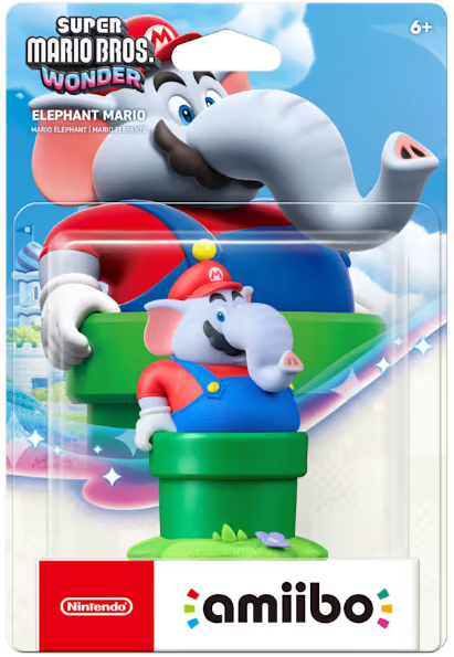 Super Mario Bros. Wonder - Elephant Mario Amiibo