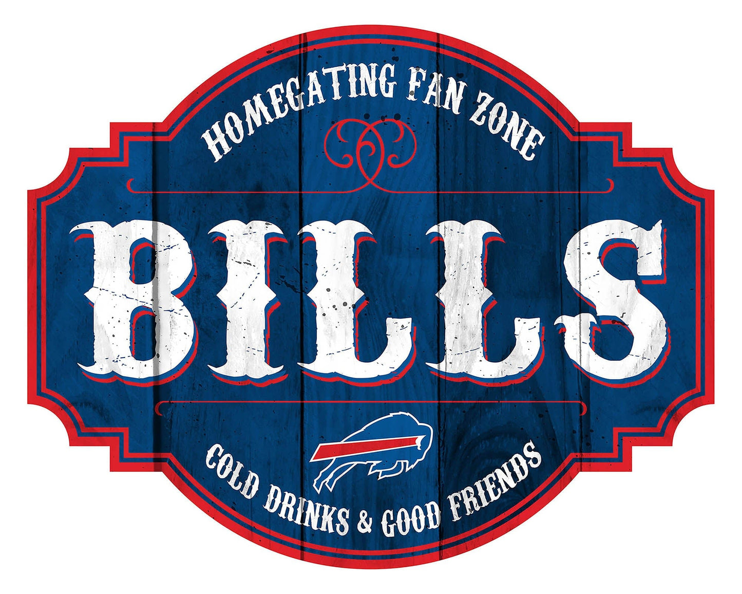 Buffalo Bills Homegate Wooden Tavern Sign (12")