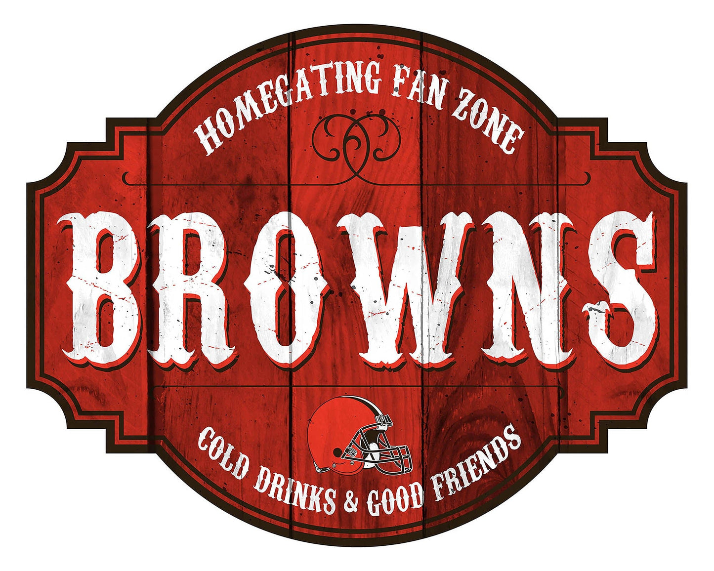 Cleveland Browns Homegate Wooden Tavern Sign (12")