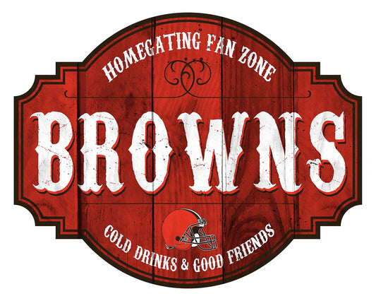 Cleveland Browns Homegate Wooden Tavern Sign (12")