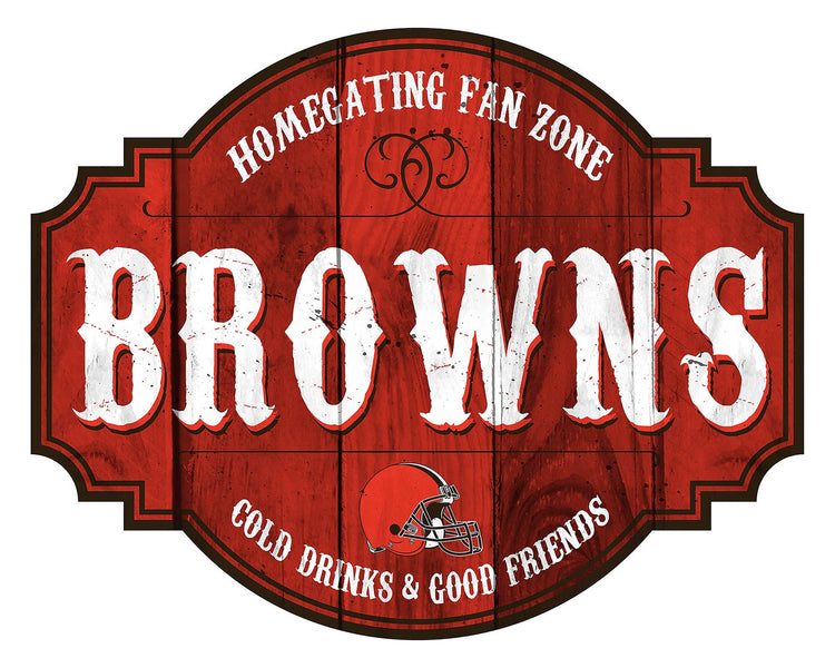 Cleveland Browns Homegate Wooden Tavern Sign (12")