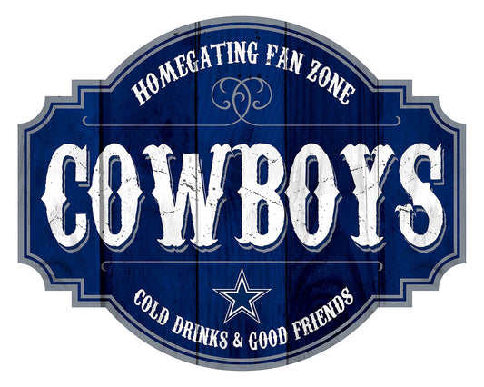 Dallas Cowboys Homegate Wooden Tavern Sign (12")