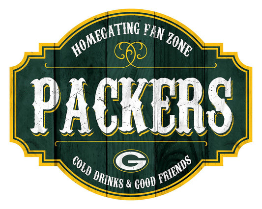 Green Bay Packers Homegate Wooden Tavern Sign (24")