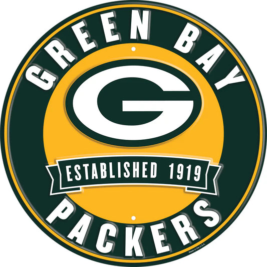 Green Bay Packers Established Tin Sign