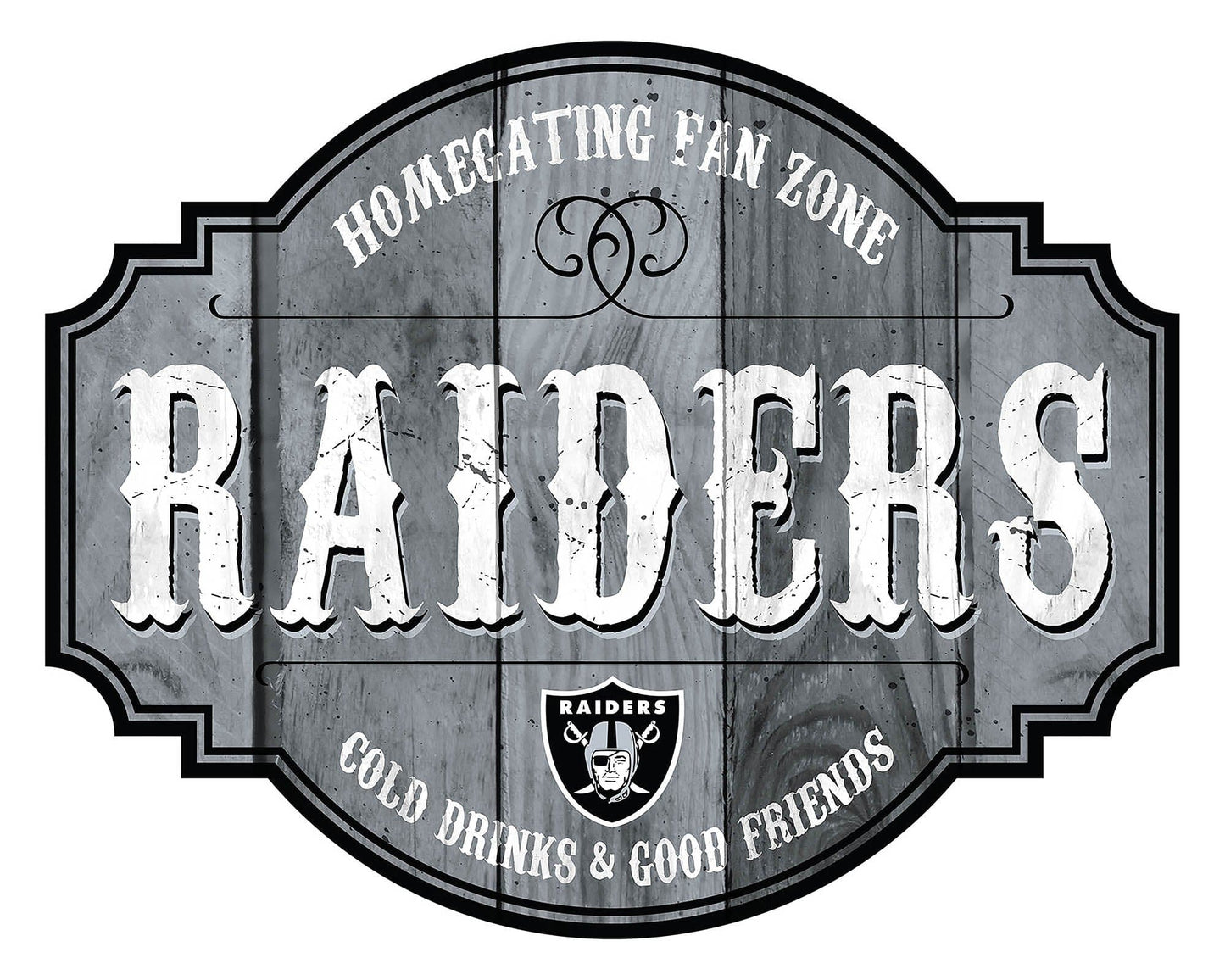 Las Vegas Raiders Homegate Wooden Tavern Sign (12")