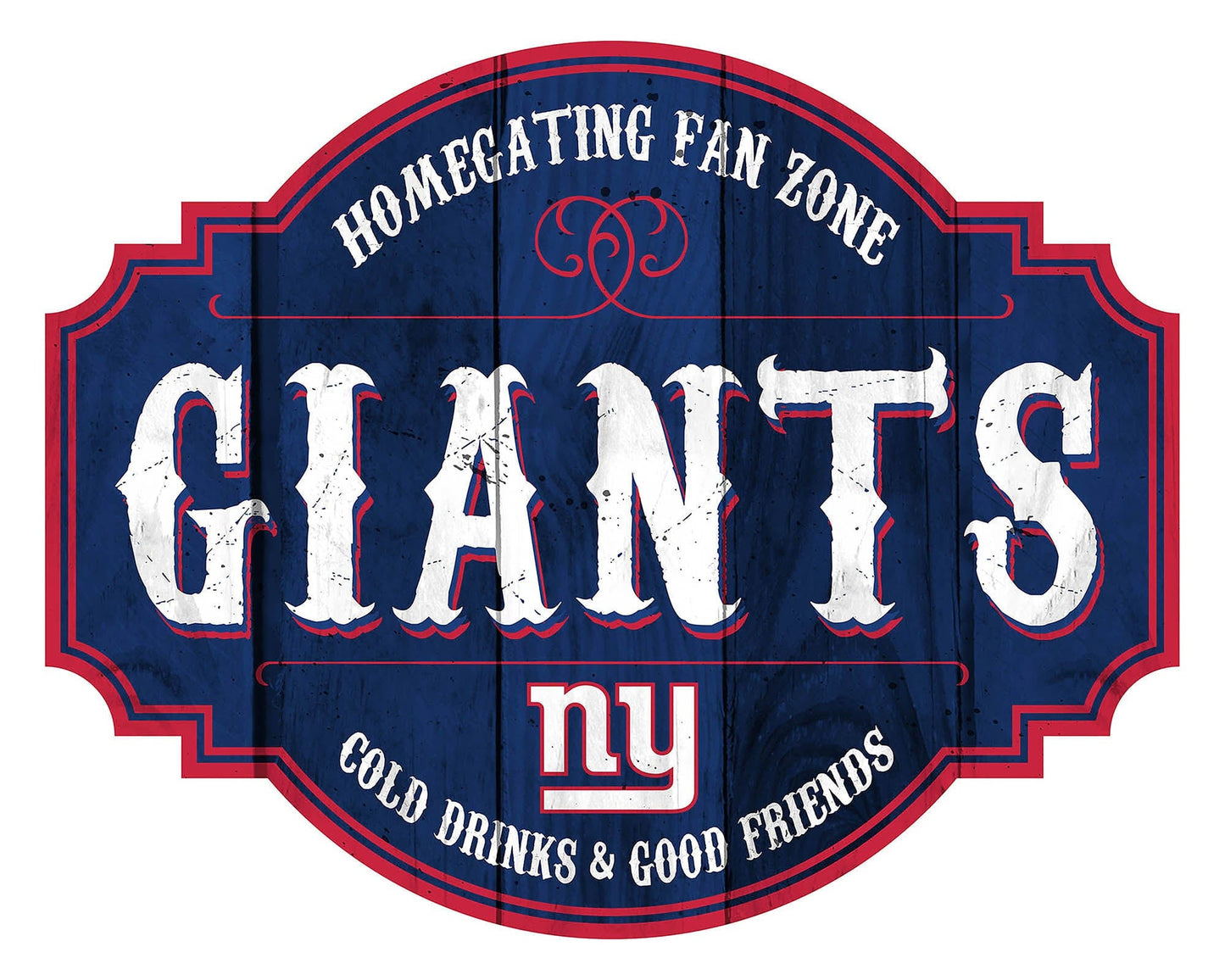 New York Giants Homegate Wooden Tavern Sign (12")