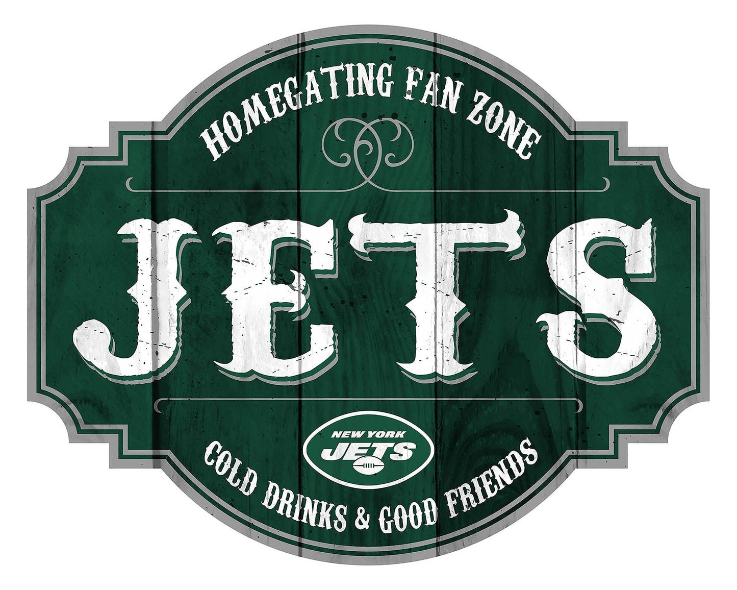 New York Jets Homegate Wooden Tavern Sign (12")