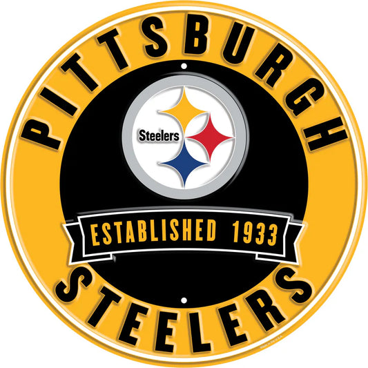 Pittsburgh Steelers Established Tin Sign