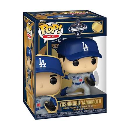 MLB - World Series Champions: Yoshinobu Yamamoto (Los Angeles Dodgers) POP!