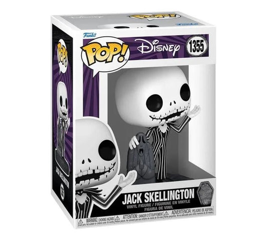 Disney: The Nightmare Before Christmas 30th Anniversary: Jack Skellington w/ Gravestone POP! #1355