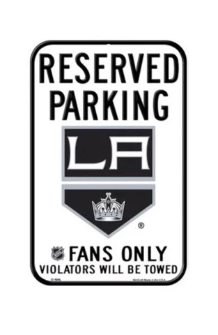 Reserved Parking Sign Los Angeles Kings