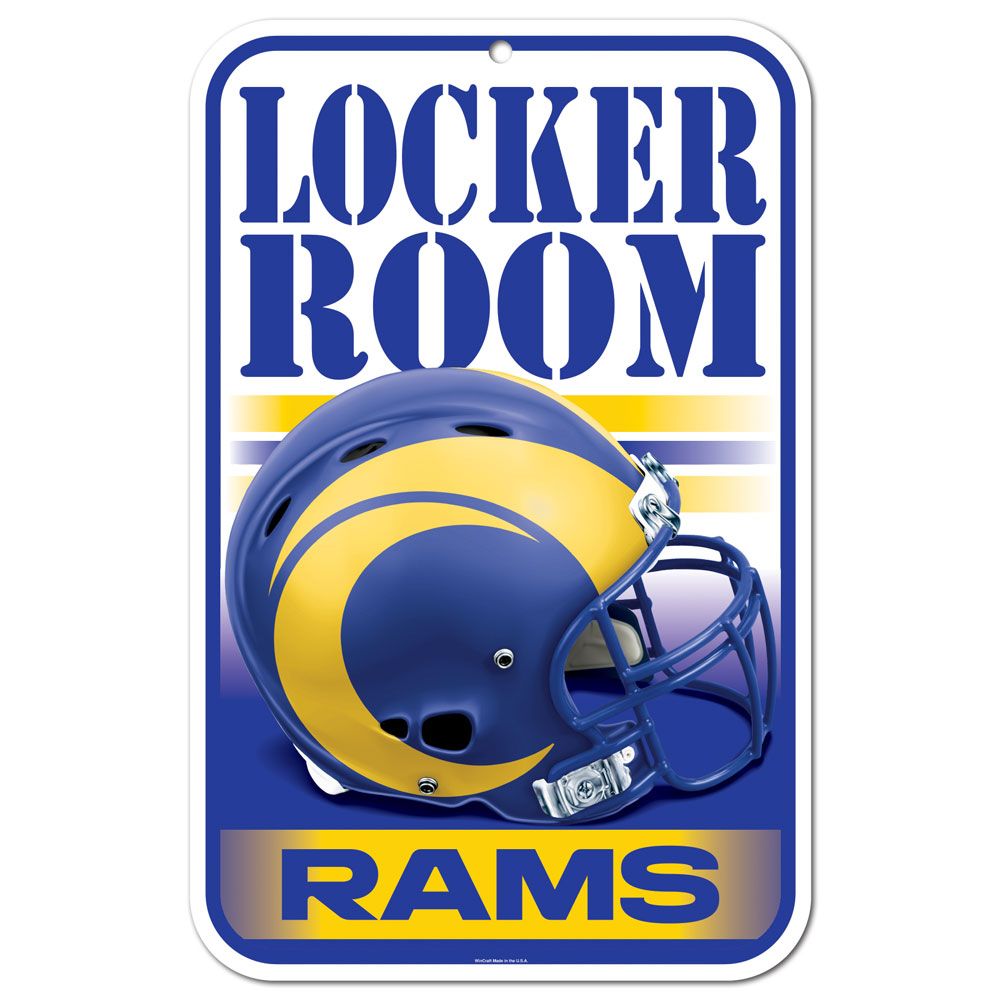 Los Angeles Rams Locker Room Sign