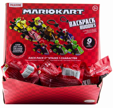 Keychain Blind Bag - Backpack Buddies: MarioKart