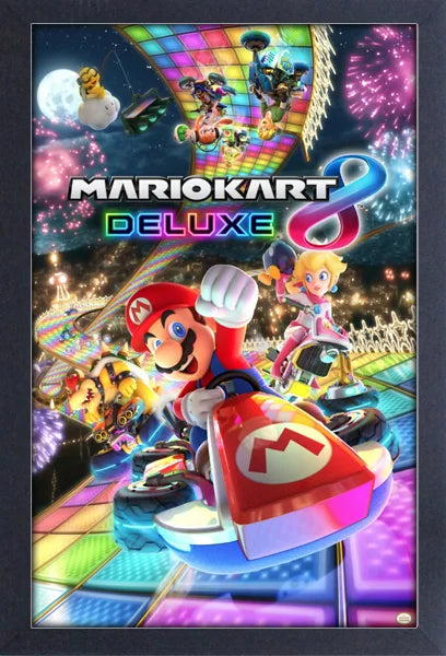 Mario: Mario Kart 8 Deluxe Framed Print