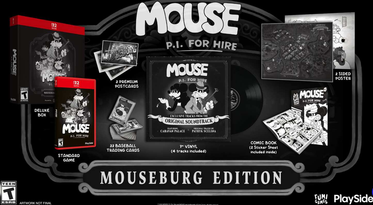 Nintendo Switch 2 - MOUSE: P.I. For Hire [The Mouseberg Edition] (Sealed) *PRE-ORDER