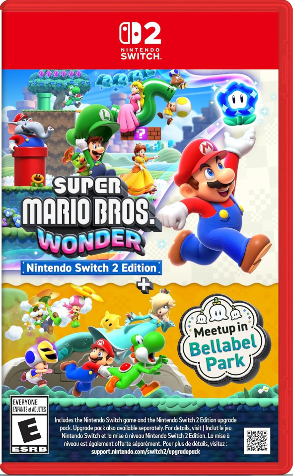 Nintendo Switch 2 - Super Mario Bros. Wonder +Meetup in Bellabel Park (Sealed)
