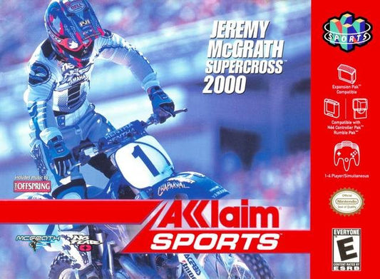 Jeremy McGrath Supercross 2000 (N64, Cartridge Only)