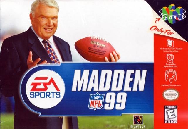 Madden NFL 99 (N64, Cartridge Only)