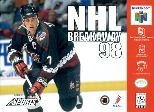 NHL Breakaway 98 (N64, Cartridge Only)