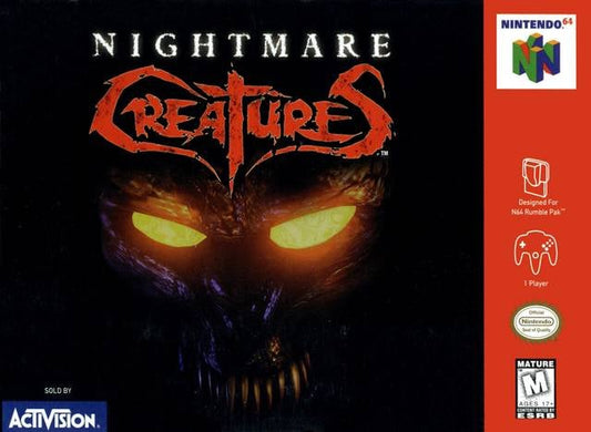 Nightmare Creatures (N64, Cartridge Only)