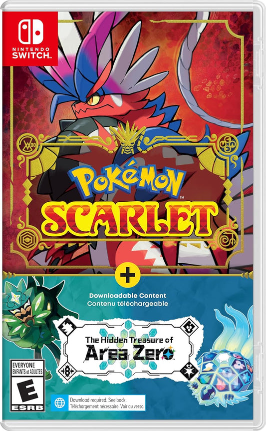 Pokémon Scarlet + The Hidden Treasure of Area Zero Bundle (Switch)
