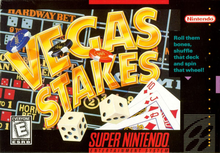 SNES - Vegas Stakes (Cartridge Only) (Used)