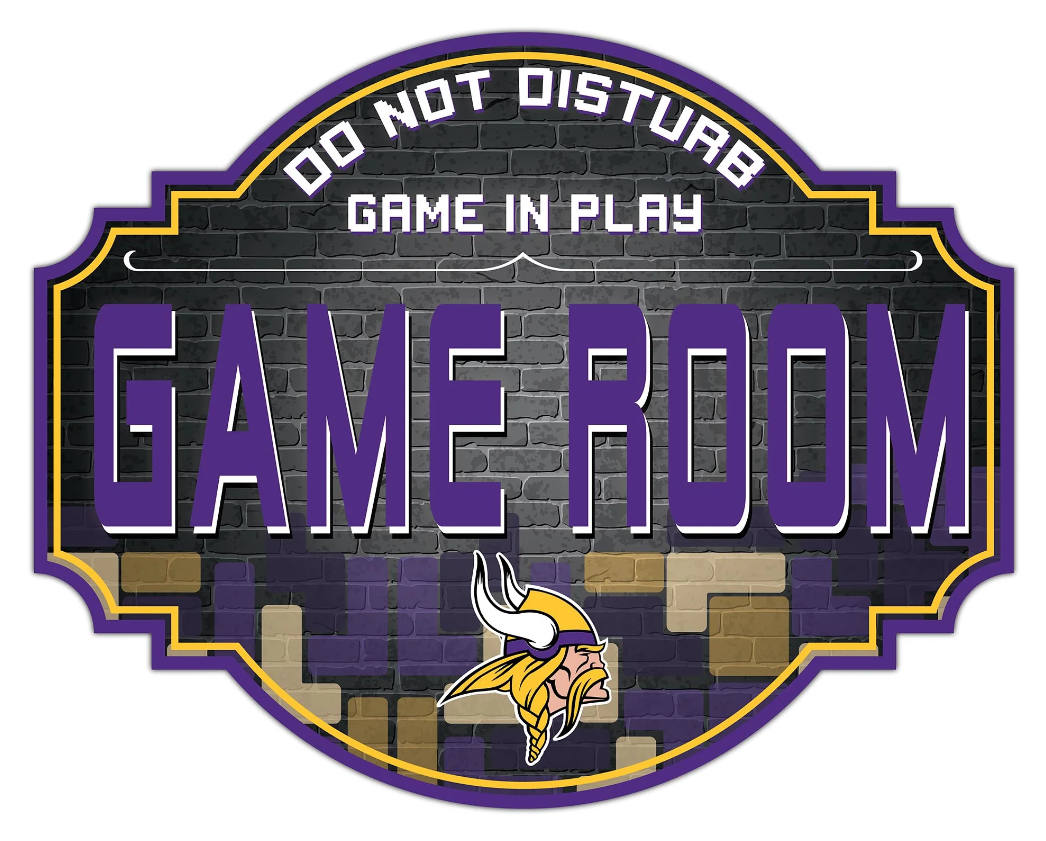 Minnesota Vikings Game Room Tavern Sign (24")