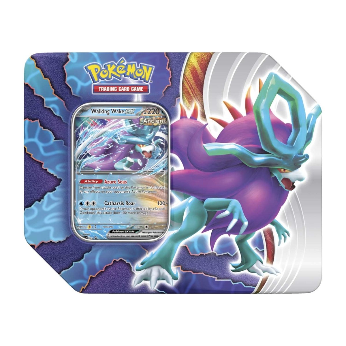 Pokémon TCG: Paradox Clash Tin (Walking Wake ex)