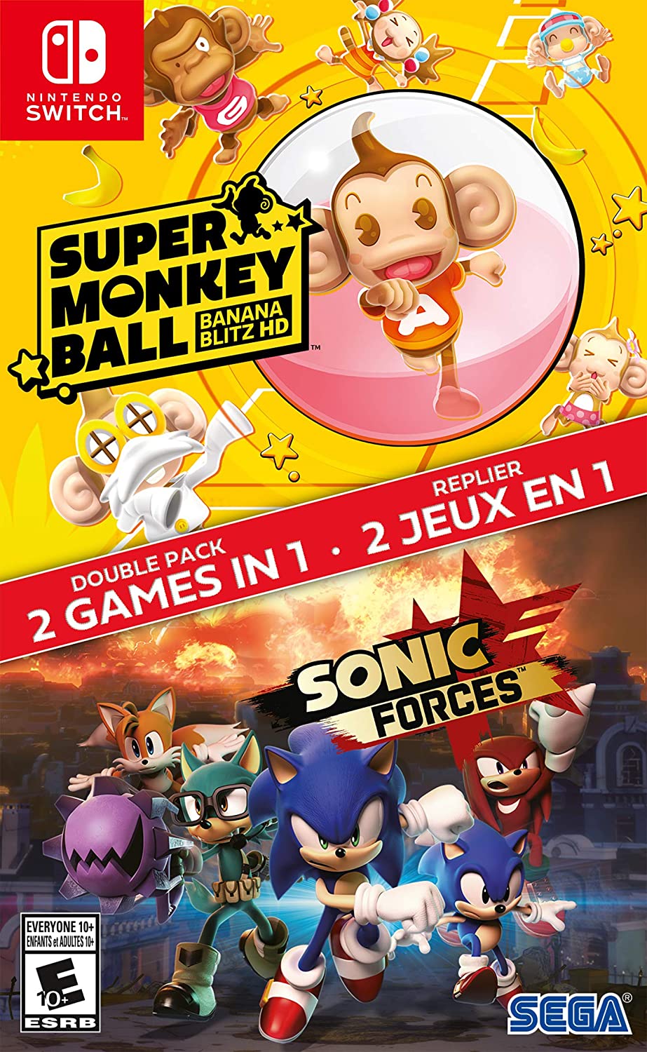 Sonic Forces & Super Monkey Ball Double Pack (Switch)