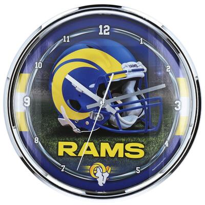 Los Angeles Rams Chrome Wall Clock