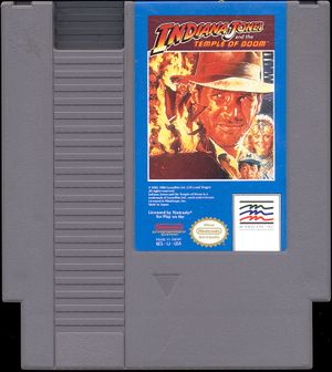 Original NES - Indiana Jones and the Temple of Doom (Used)