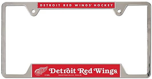 Metal License Plate Frame - Detroit Red Wings