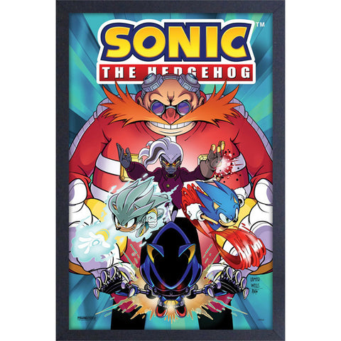 Sonic the Hedgehog Characters Lamar Wells  Framed Print