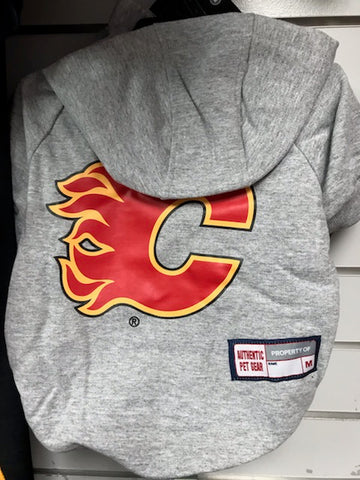 Pet Hoodie Large Calgary Flames