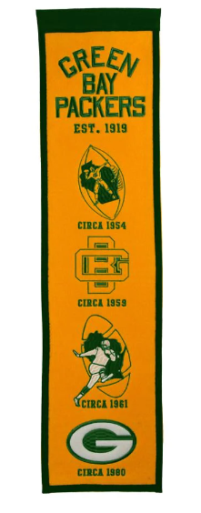 Green Bay Packers Heritage Banner