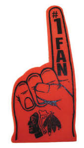 Foam Finger-Chicago Blackhawks