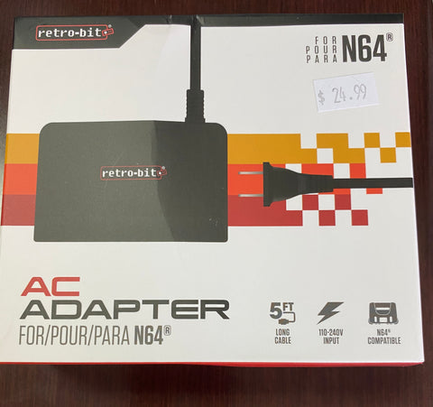 N64 AC Adapter- retro-bit