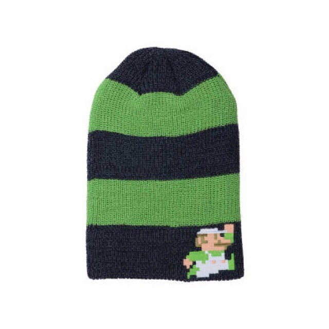 Luigi Pixel Slouch Beanie