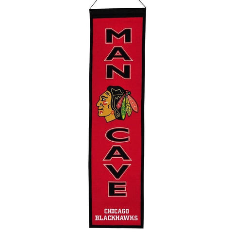 Chicago Blackhawks Man Cave Banner