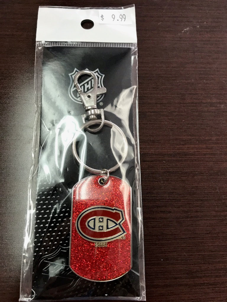 Dog Tag Keychain Montreal Canadiens