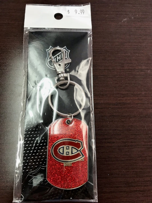 Dog Tag Keychain Montreal Canadiens
