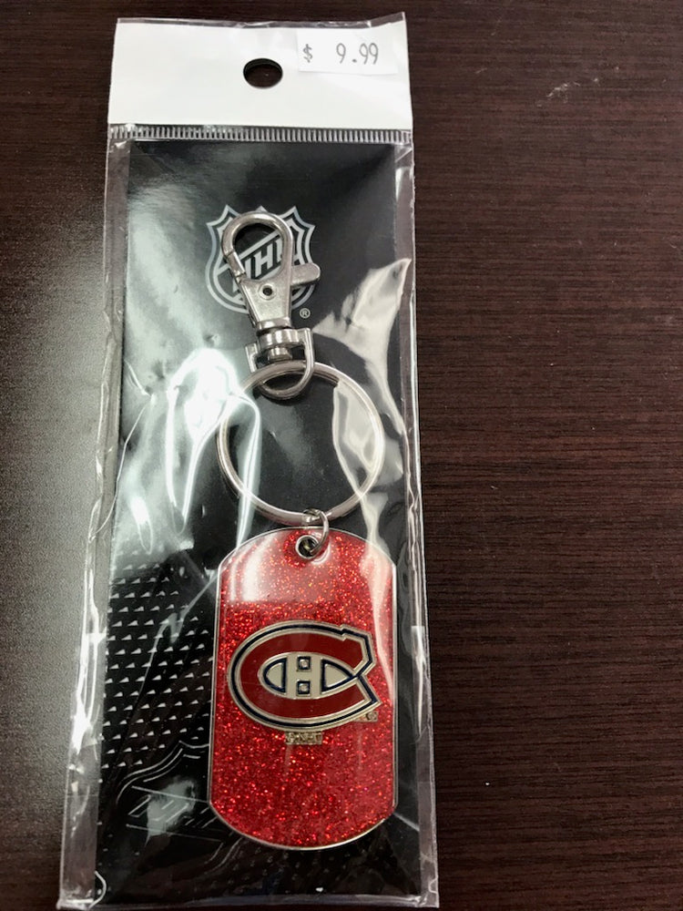 Dog Tag Keychain Montreal Canadiens