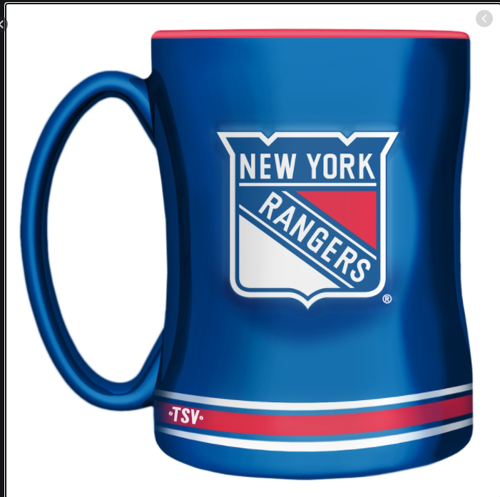 New york hot sale rangers mug