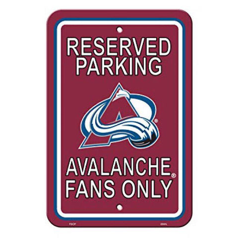 Colorado Avalanche Reserved Parking Sign