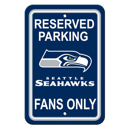 Seattle Seahawks Reserved Parking Sign