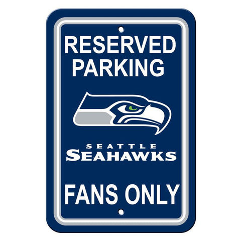 Seattle Seahawks Reserved Parking Sign