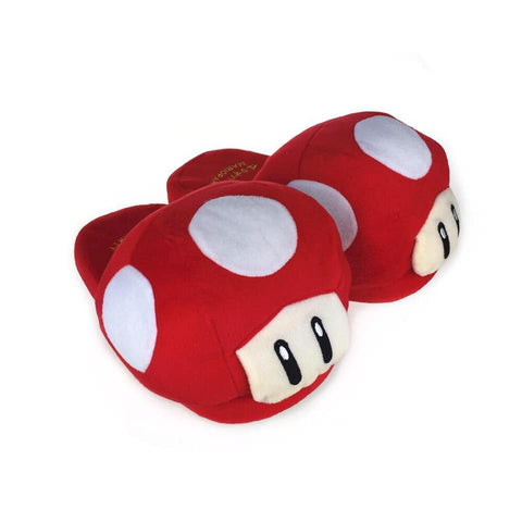 Red Mushroom Slippers - Large