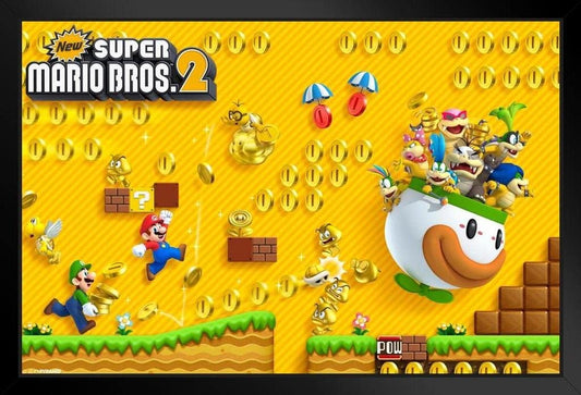 Framed Print - Super Mario: Super Mario Bros. 2 Coins