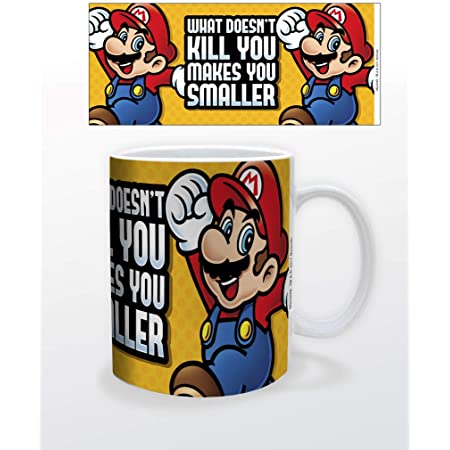 Mario- Super Mario Makes You Smaller Mug